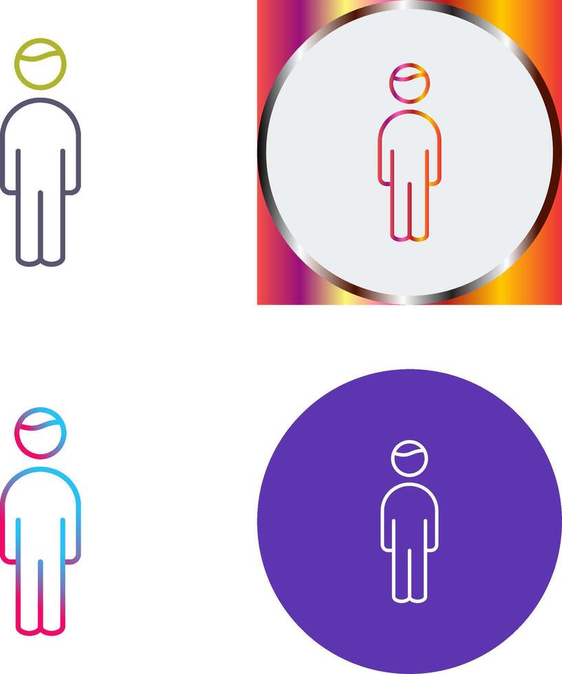 Tourist Icon Design vector