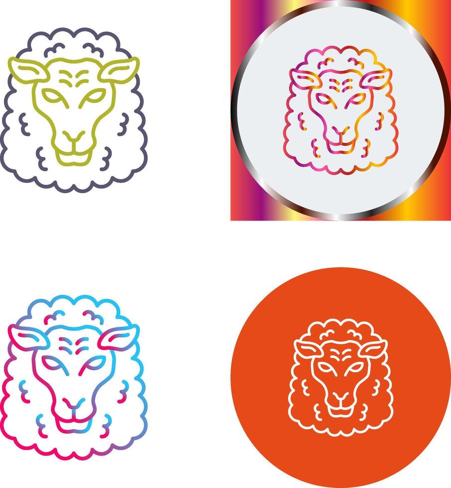 Sheep Icon Design vector