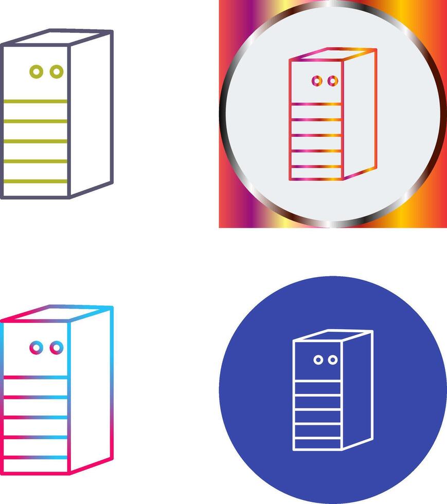 Server Network Icon Design vector