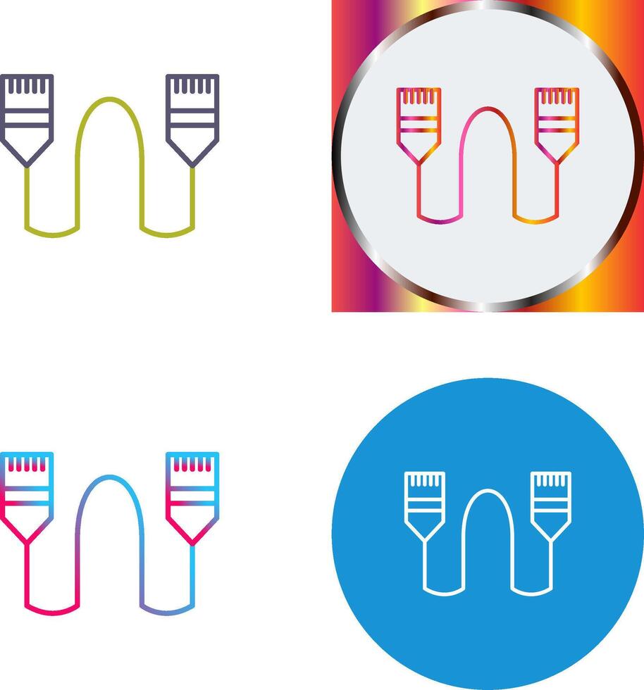 Internet Cable Icon Design vector