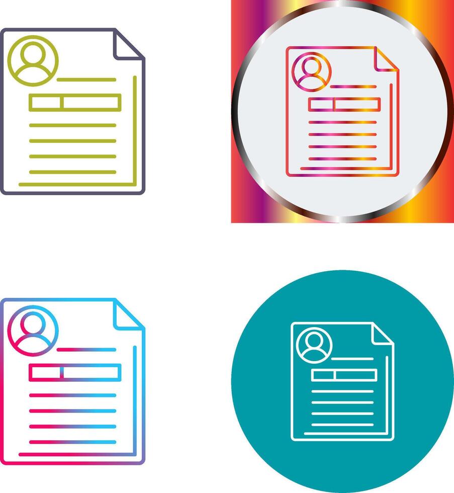 Contact Icon Design vector