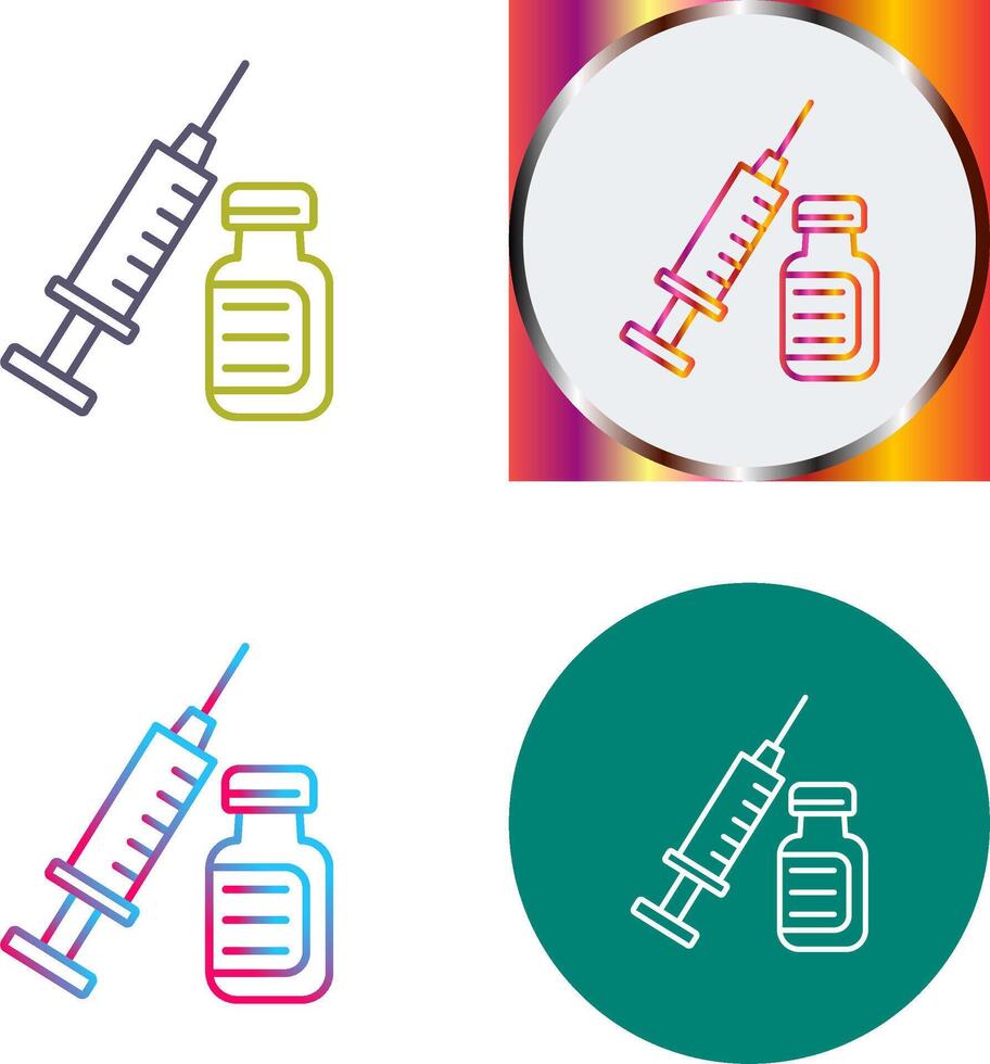 Syringe Icon Design vector