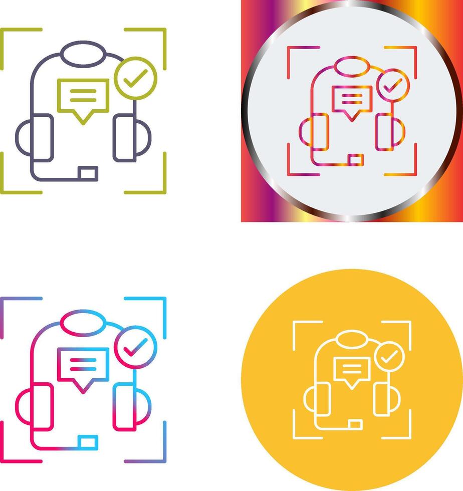 Technical Support Icon Design vector