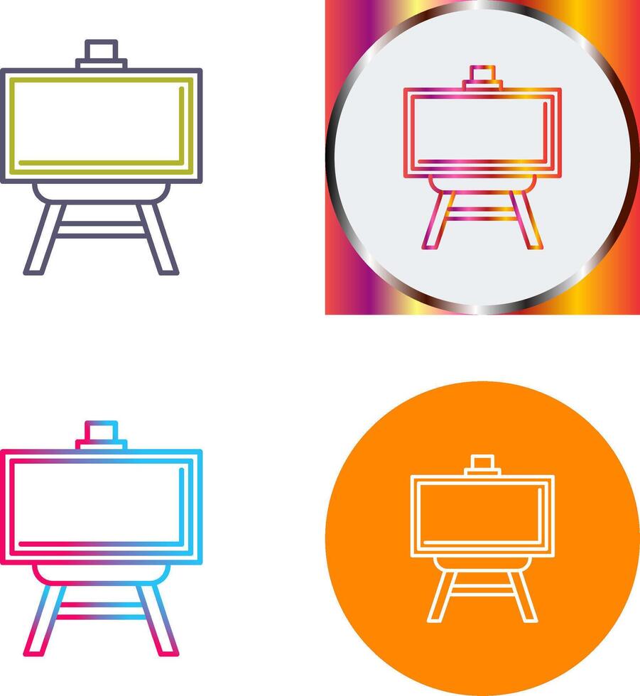 Easel Icon Design vector