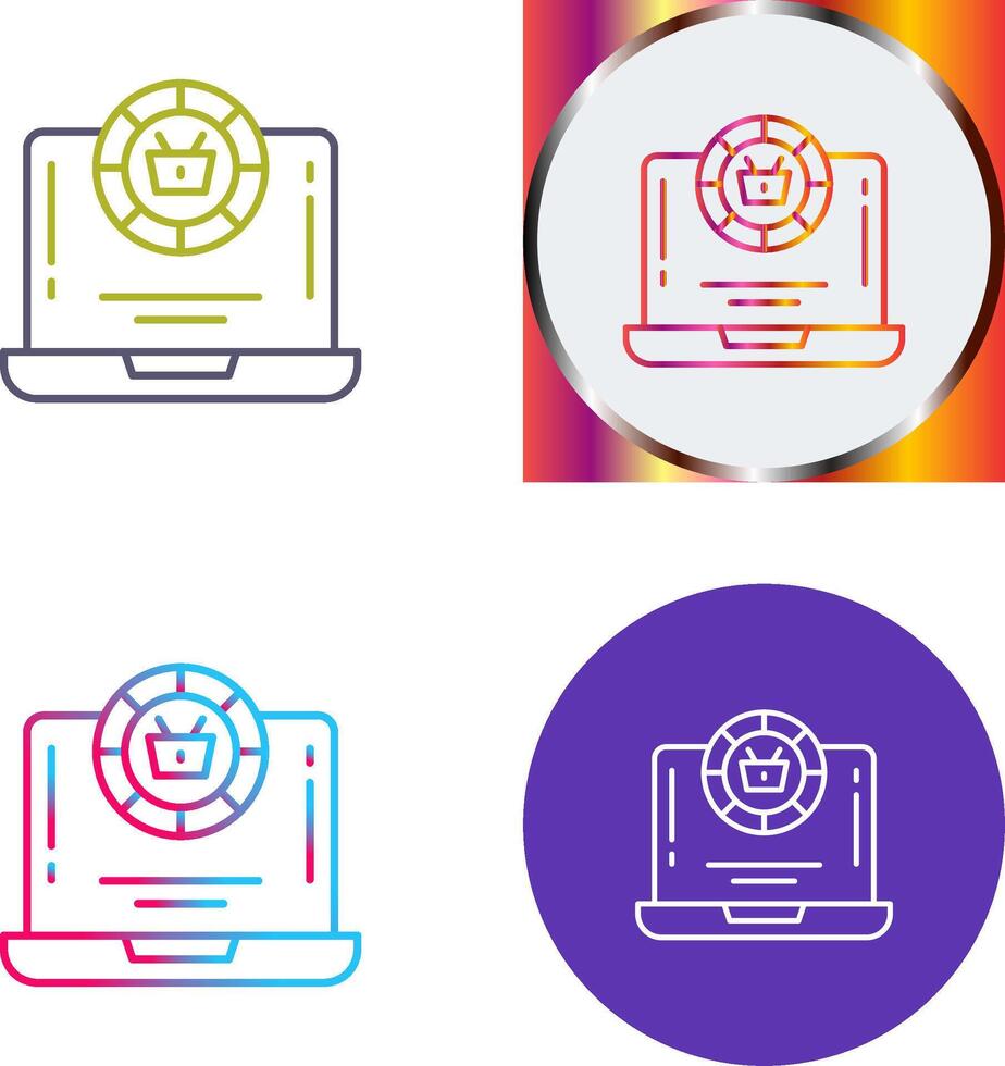 Token Icon Design vector