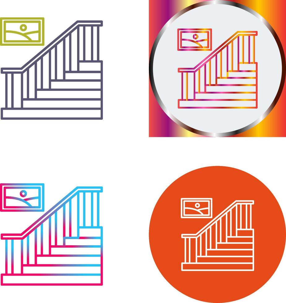 Stair Icon Design vector