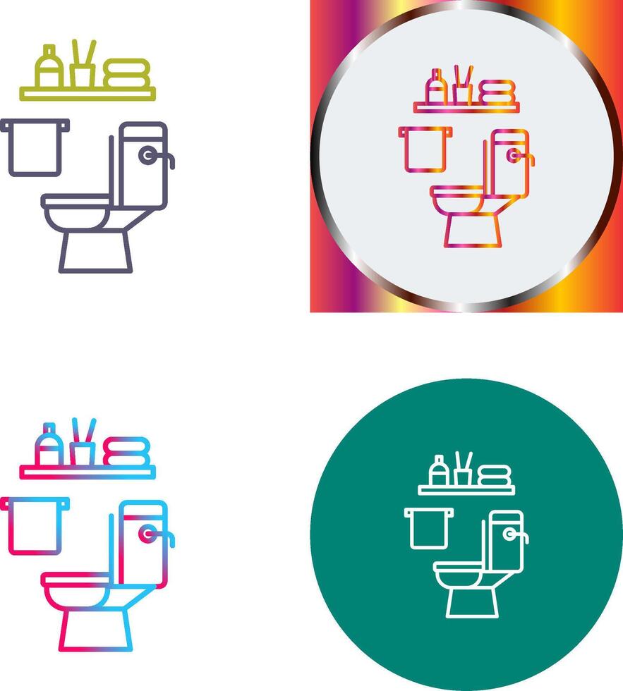 Toilet Icon Design vector