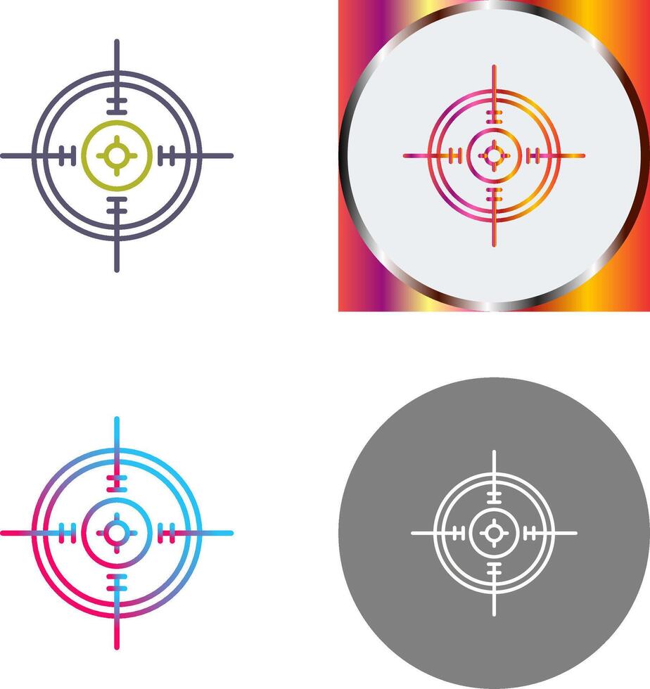 Aim Icon Design vector