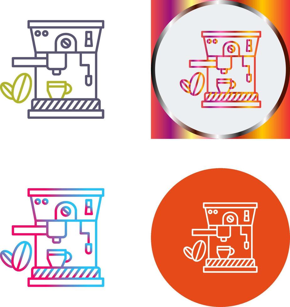 Coffee Machine Icon Design vector