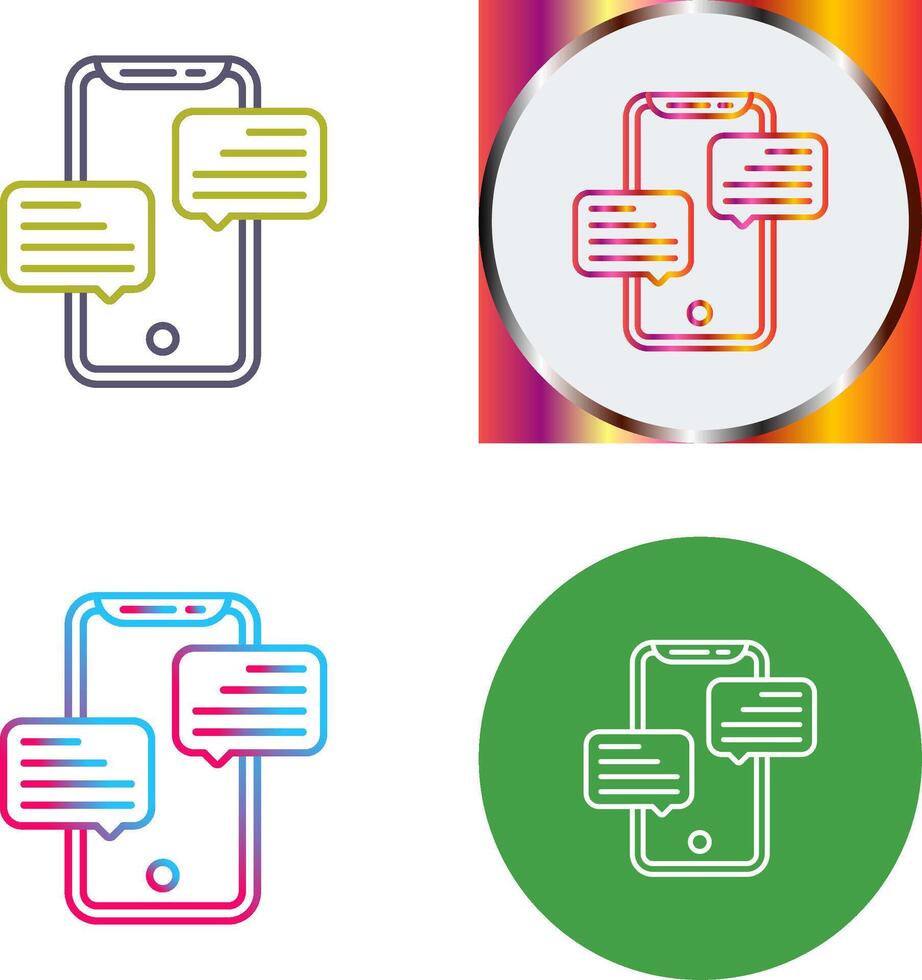 Chat Icon Design vector