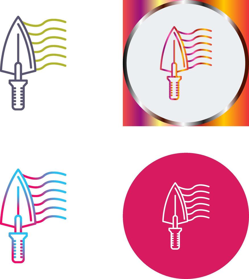 Trowel Icon Design vector