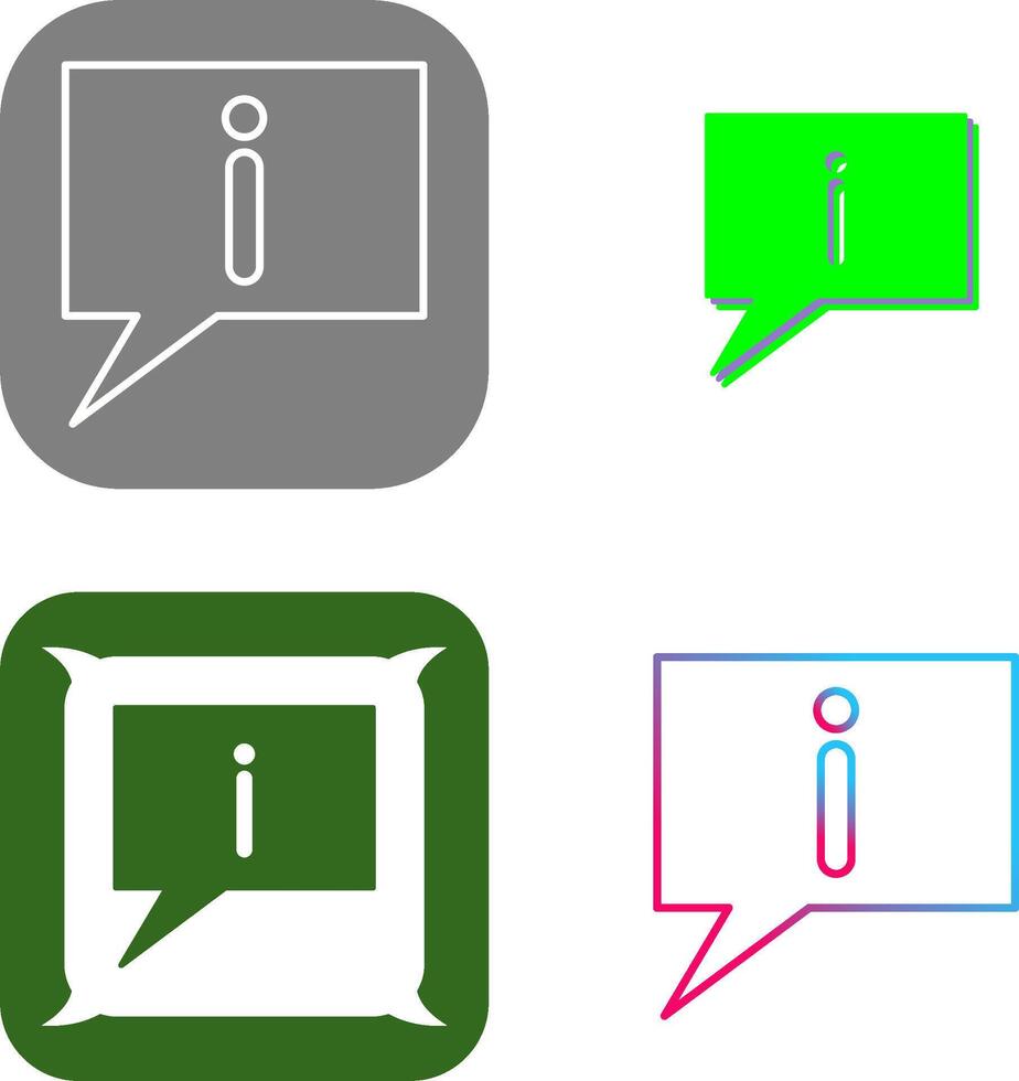 Information Icon Design vector
