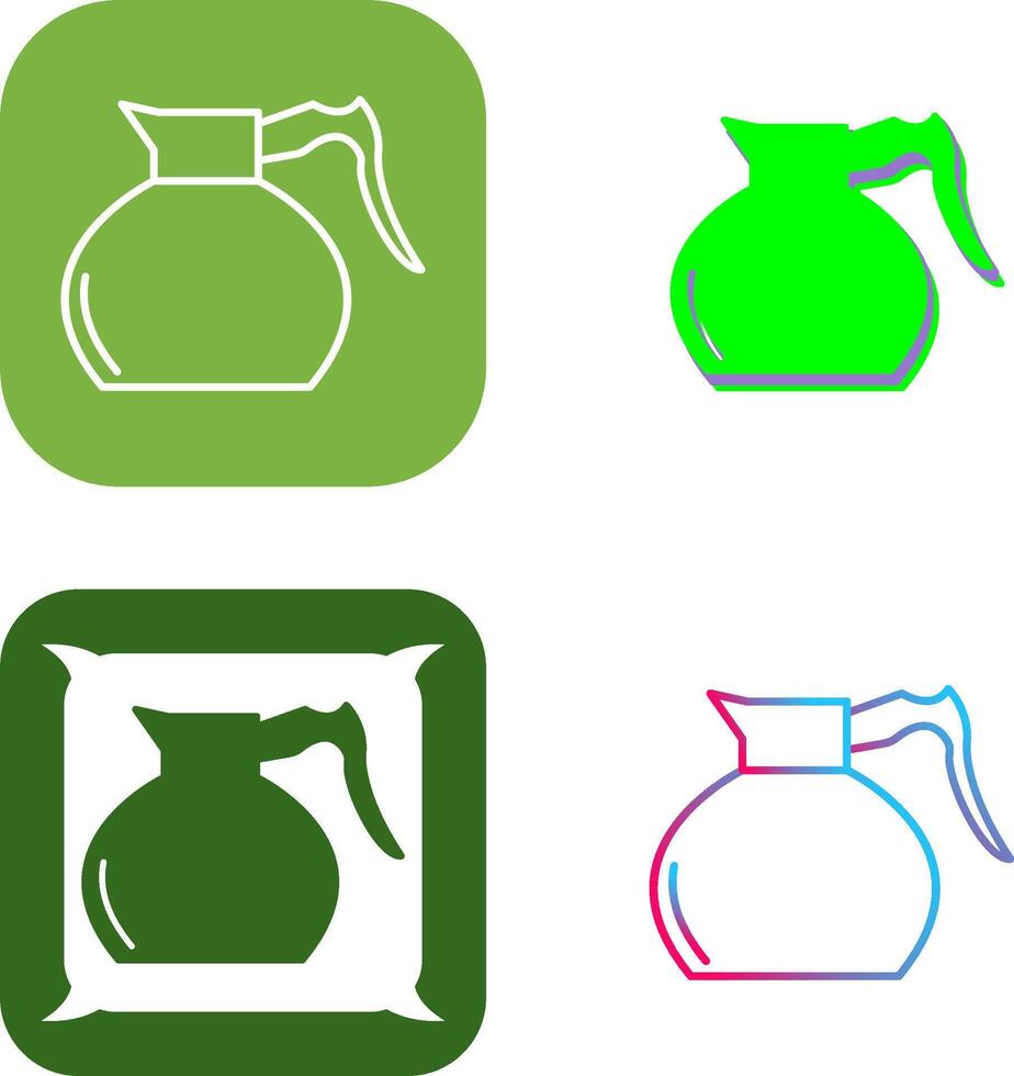 Coffee Pot Icon Design vector