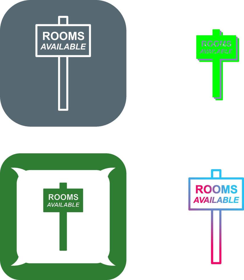 Rooms Icon Design vector