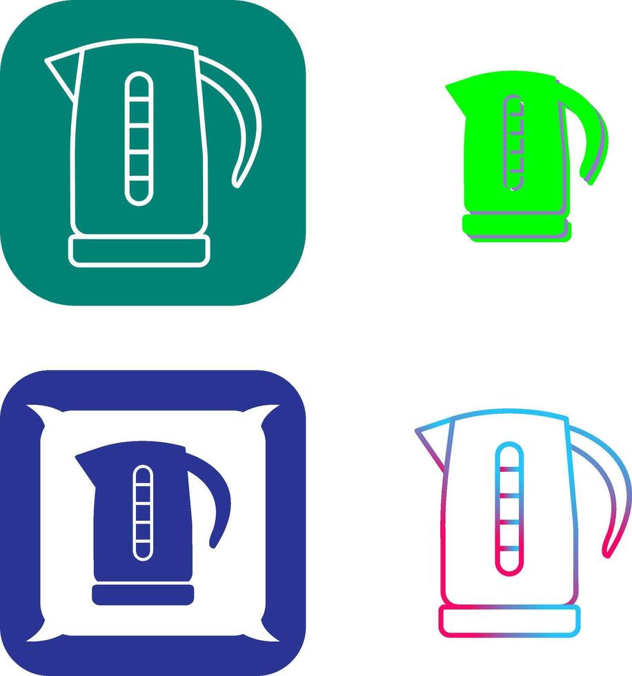 Kettle Icon Design vector