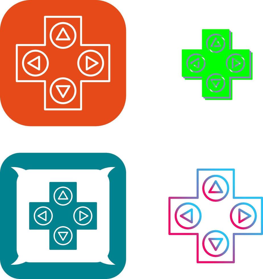 Unique Gaming Control Icon Design vector