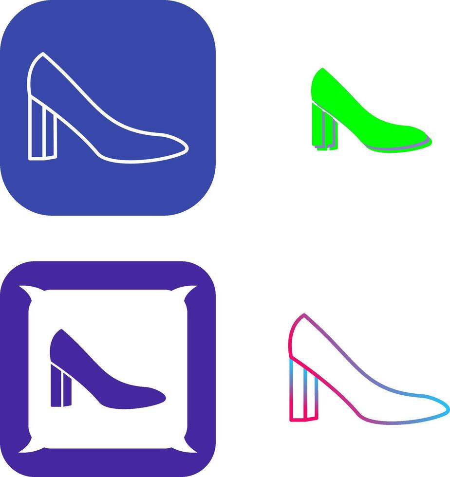 Heels Icon Design vector