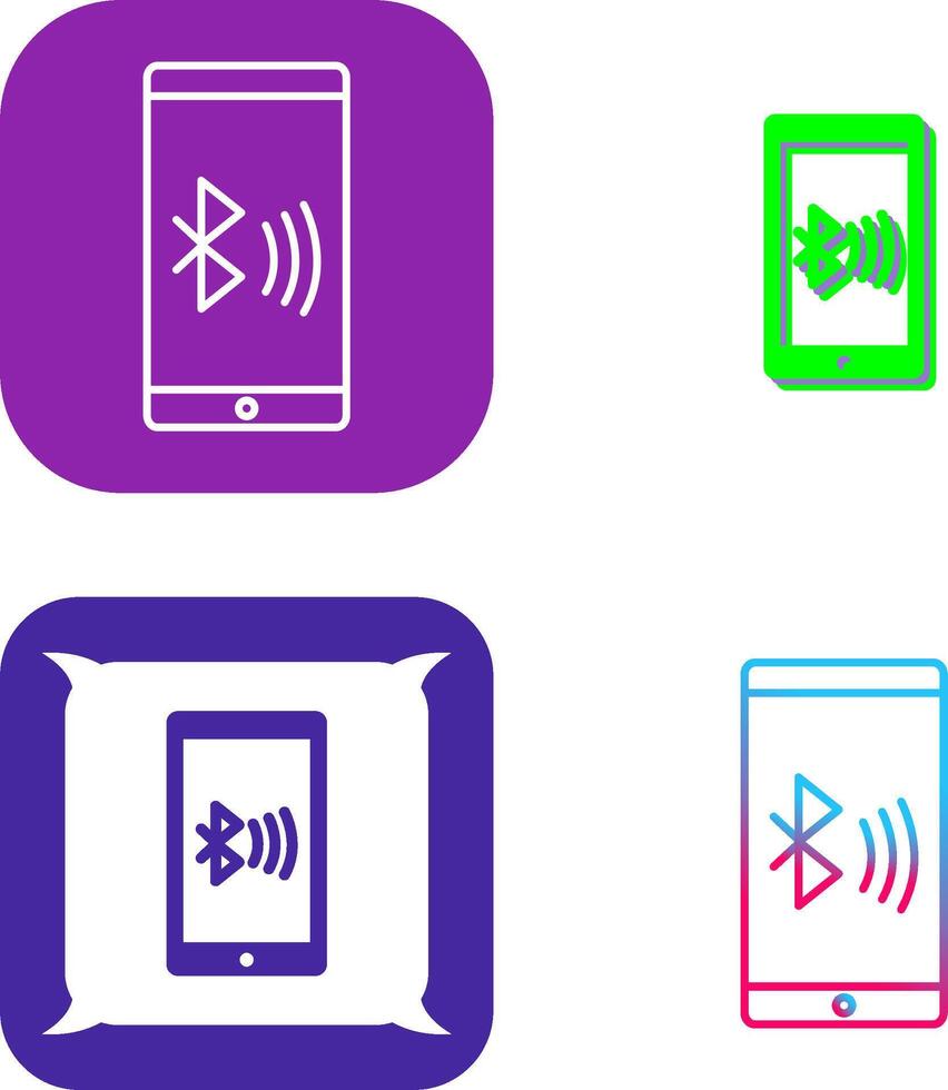 Connected Device Icon Design vector