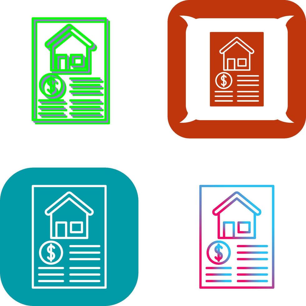 Document Icon Design vector