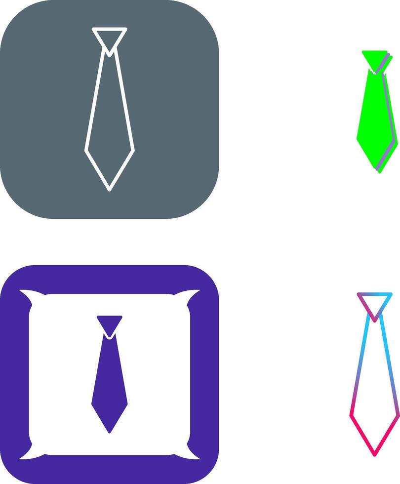 Tie Icon Design vector