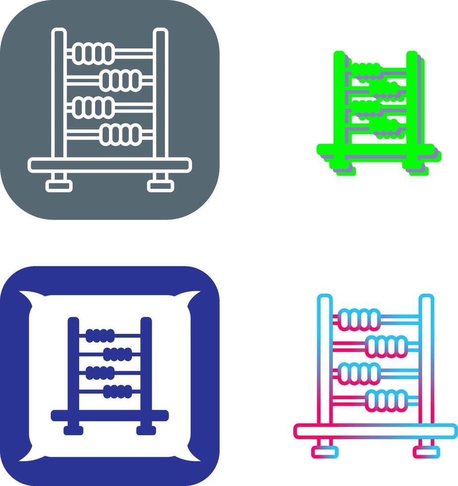 Abacus Icon Design vector