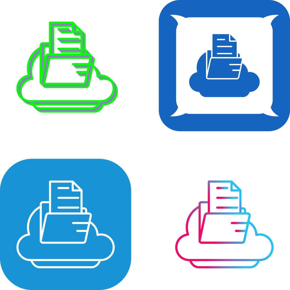 Cloud Icon Design vector
