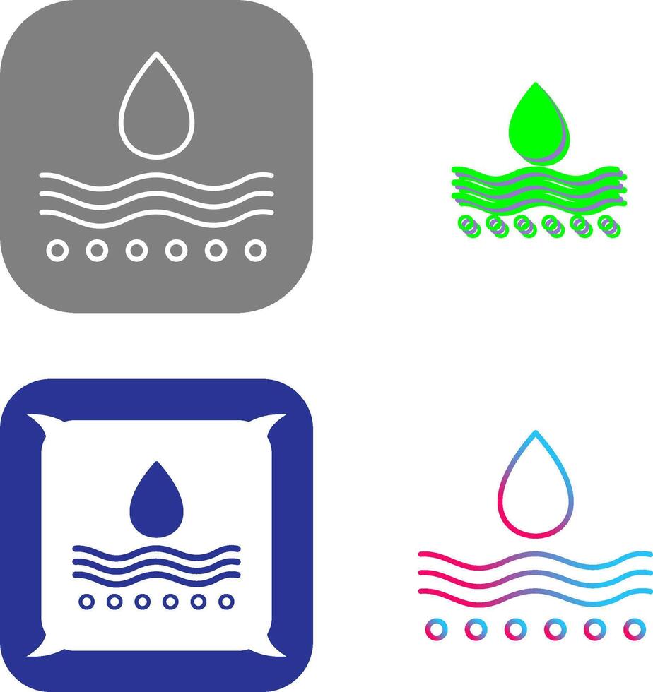 Moisture Icon Design vector