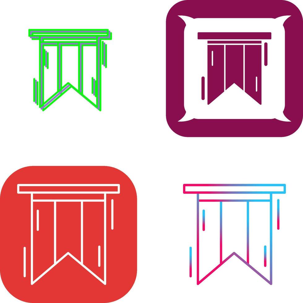 Bookmark Icon Design vector