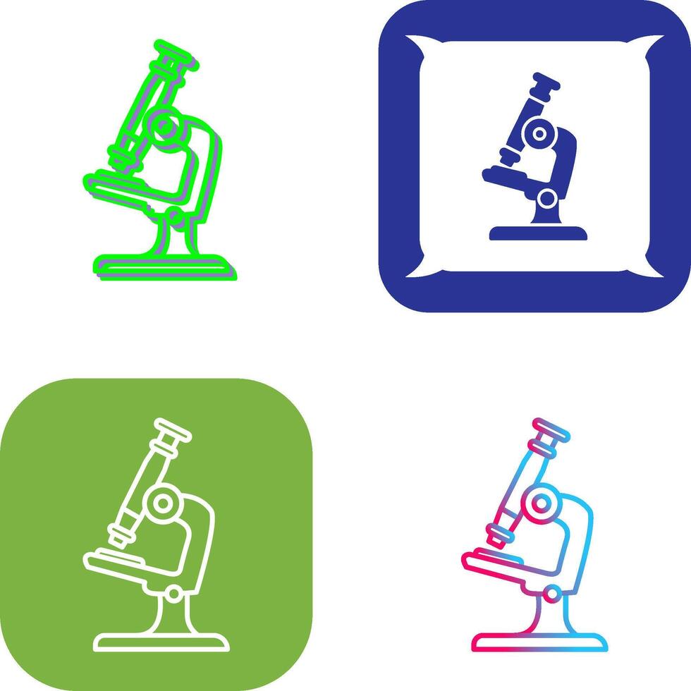 Microscope Icon Design vector