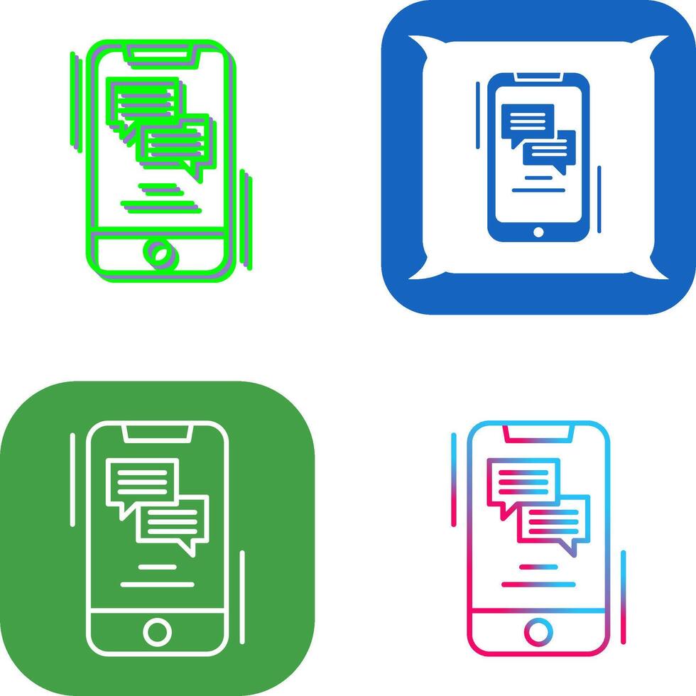 Text Icon Design vector