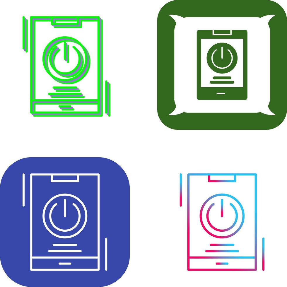 Power Icon Design vector