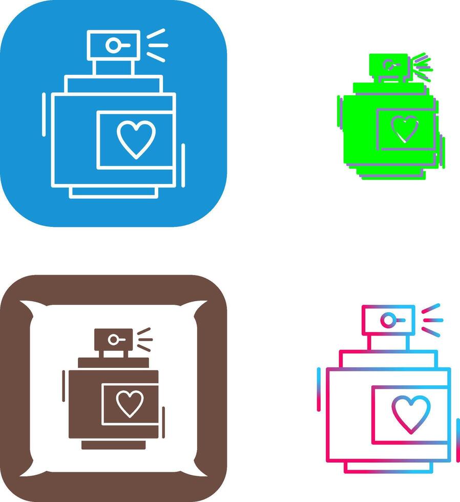 Perfume Icon Design vector