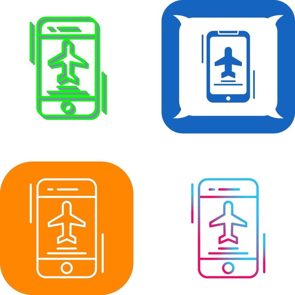 Airplane Icon Design vector