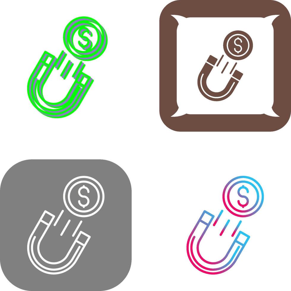 Stealing Money Icon Design vector