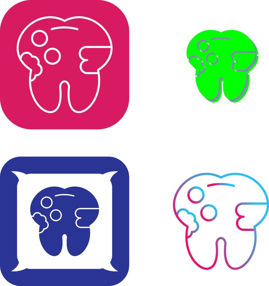 Caries Icon Design vector