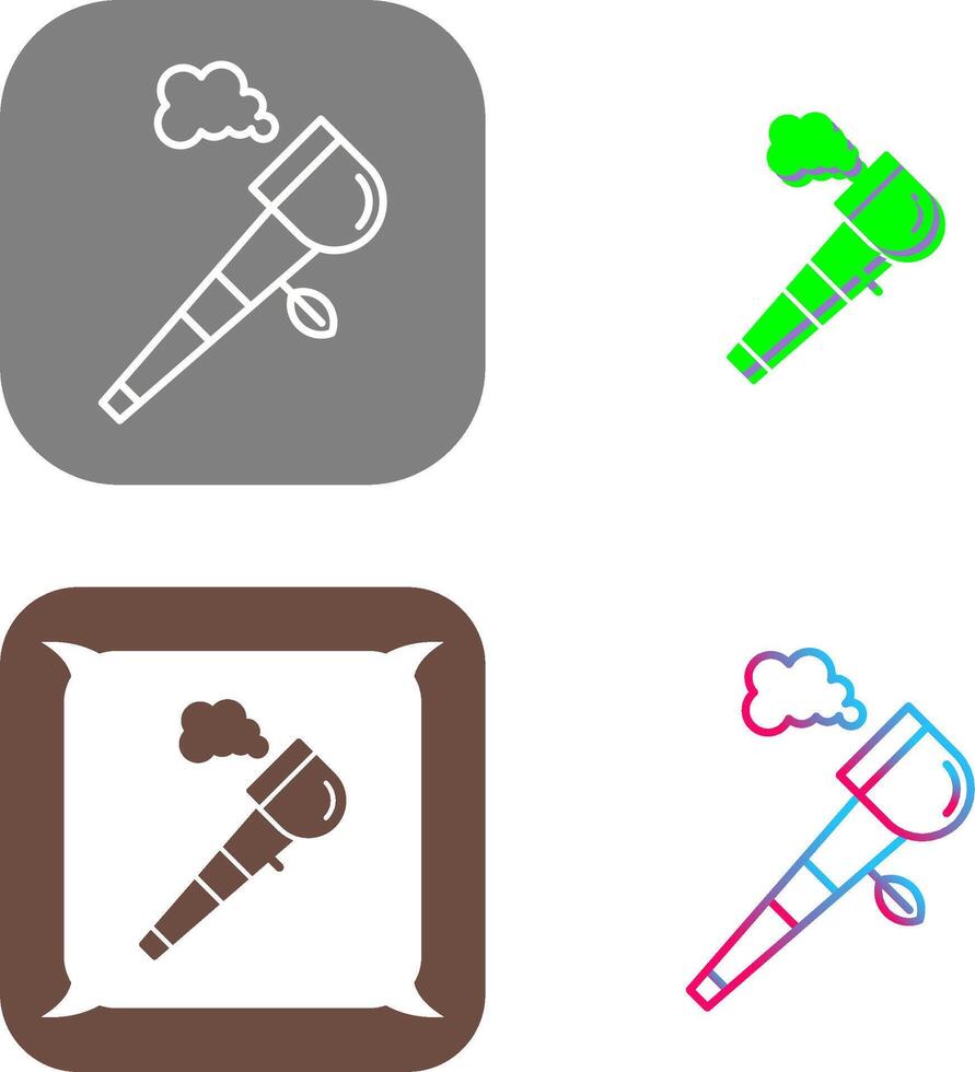 Pipe Of Peace Icon Design vector