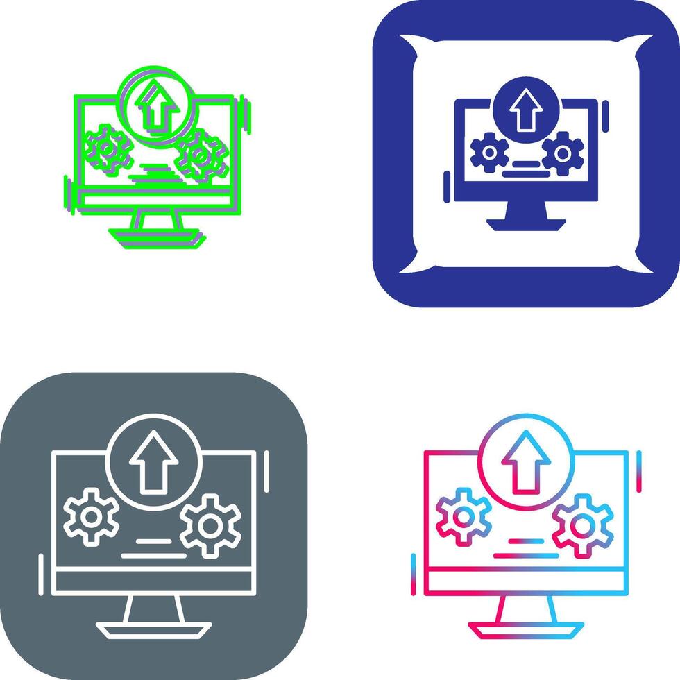 Upload Icon Design vector