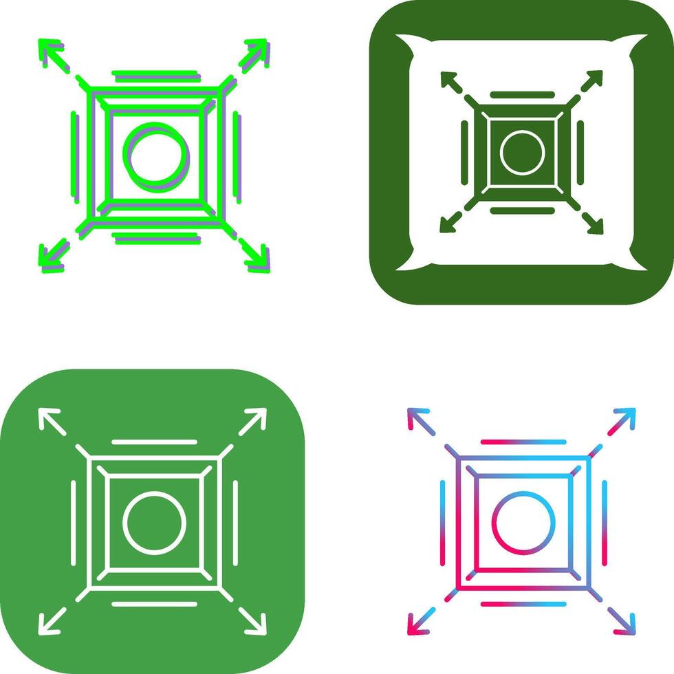 Maximize Icon Design vector