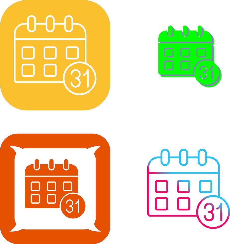 Calendar Icon Design vector