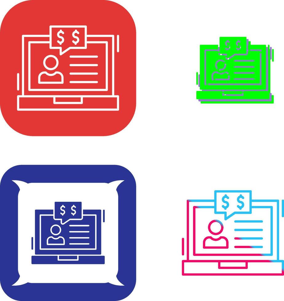 Employee Benefits Icon Design vector