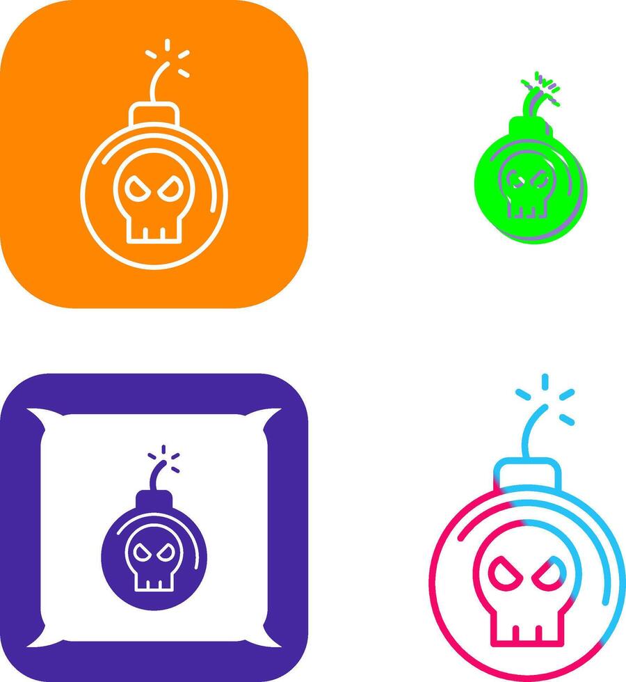Bomb Icon Design vector