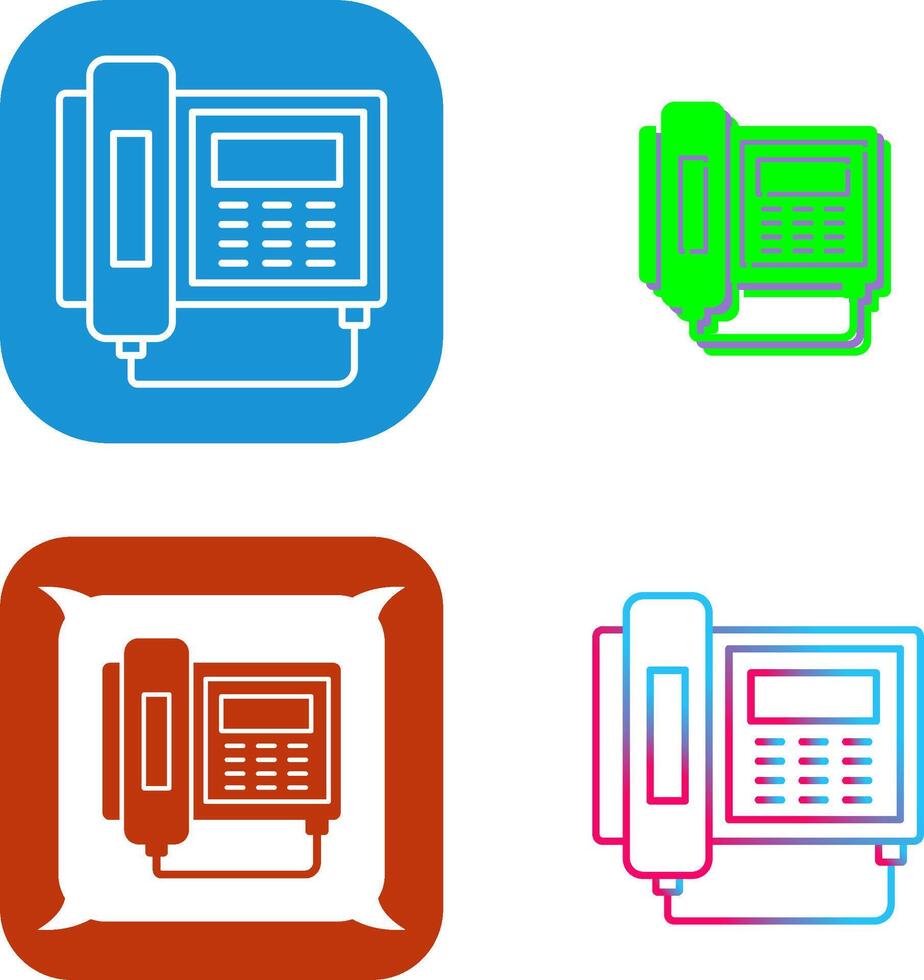 Telephone Icon Design vector