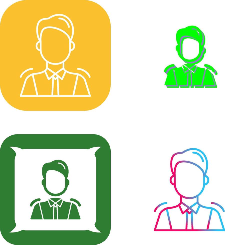 Manager Icon Design vector
