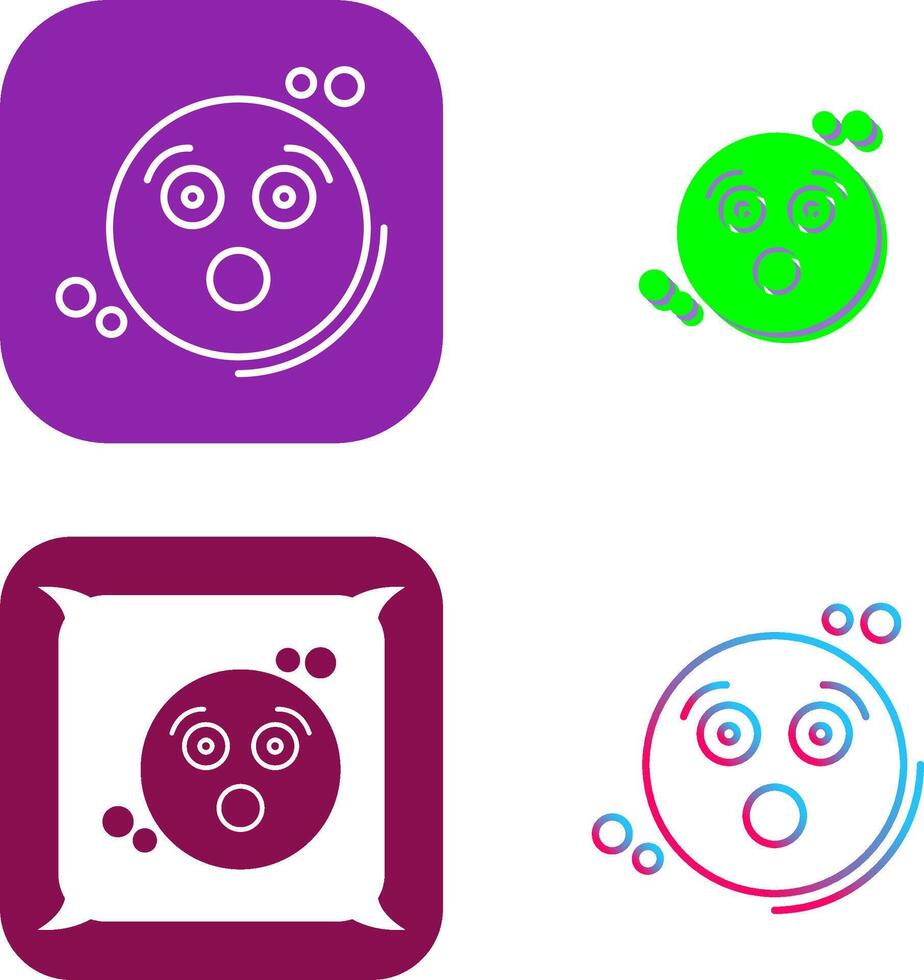 Surprised Icon Design vector