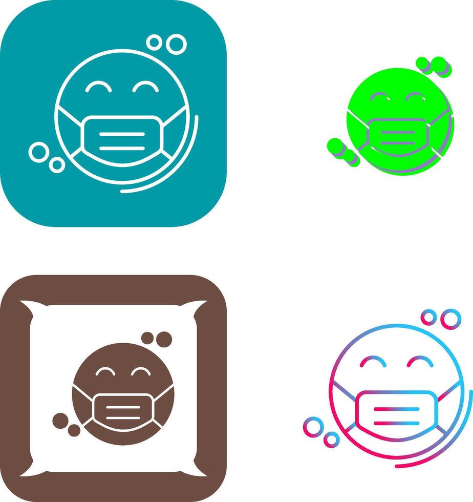 Mask Icon Design vector