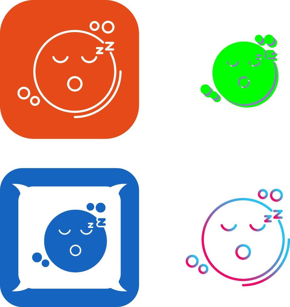 Sleep Icon Design vector