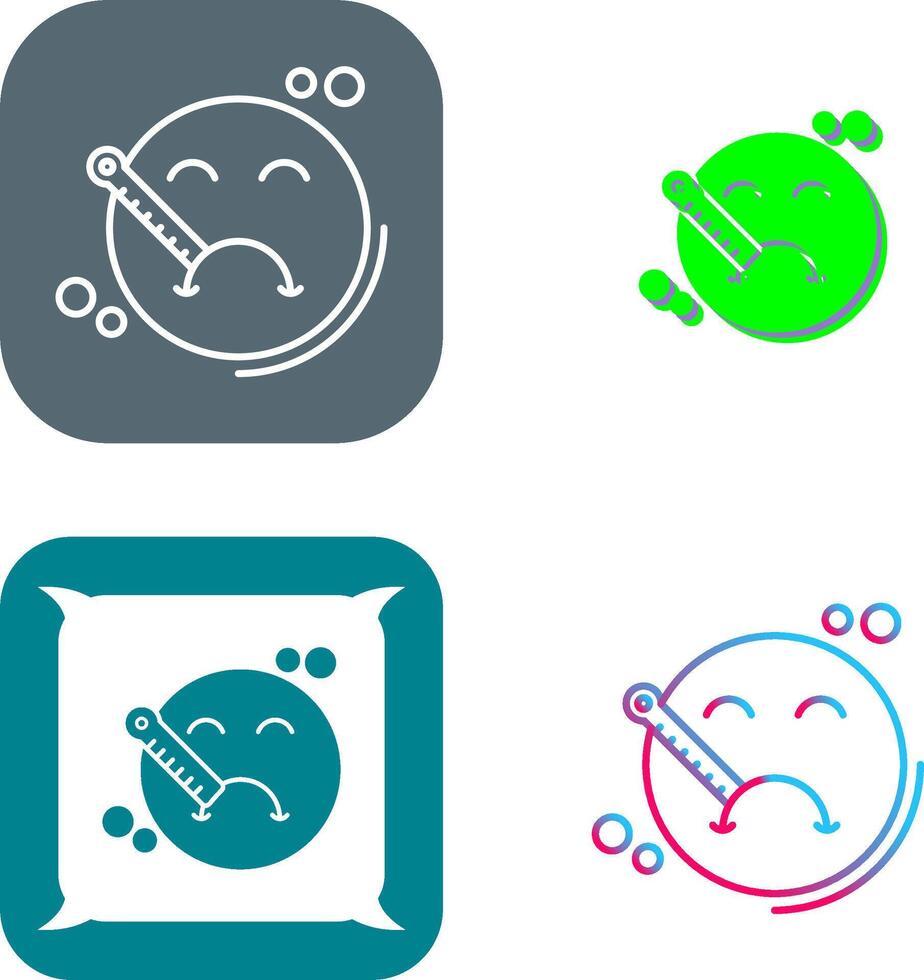 Sick Icon Design vector