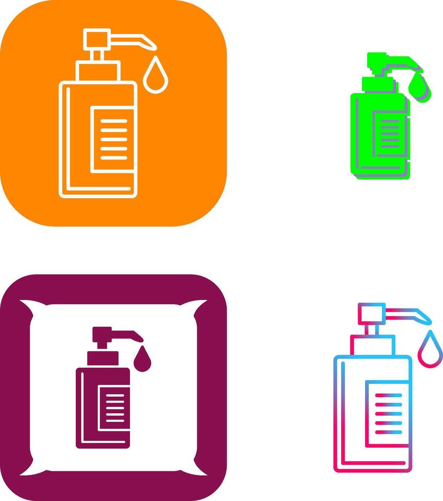 Hand Soap Icon Design vector