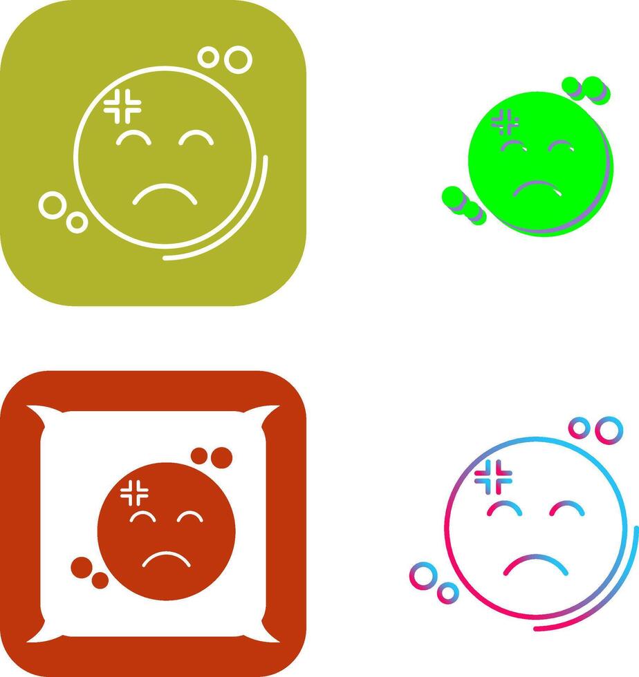 Dissapointment Icon Design vector