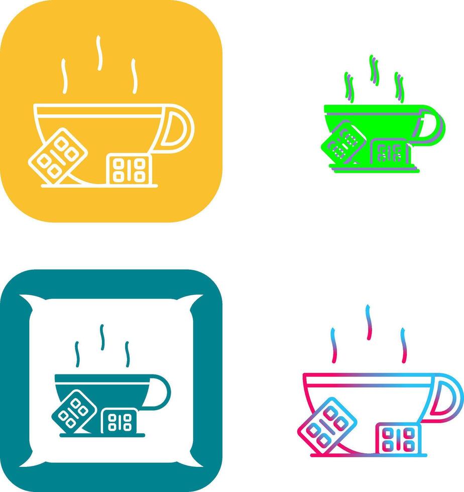 Hot Chocolate Icon Design vector